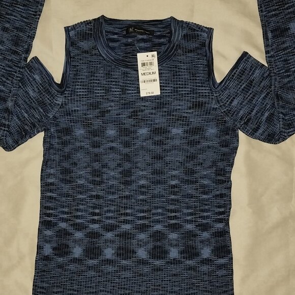 INC International Concepts NWT cold shoulder top, women’s size M - Picture 1 of 5